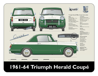 Triumph Herald Coupe 1959-61 Mouse Mat